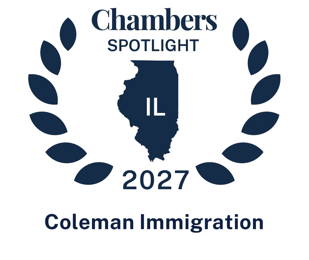 Chambers Spotlight IL 2027 logo for Coleman Immigration